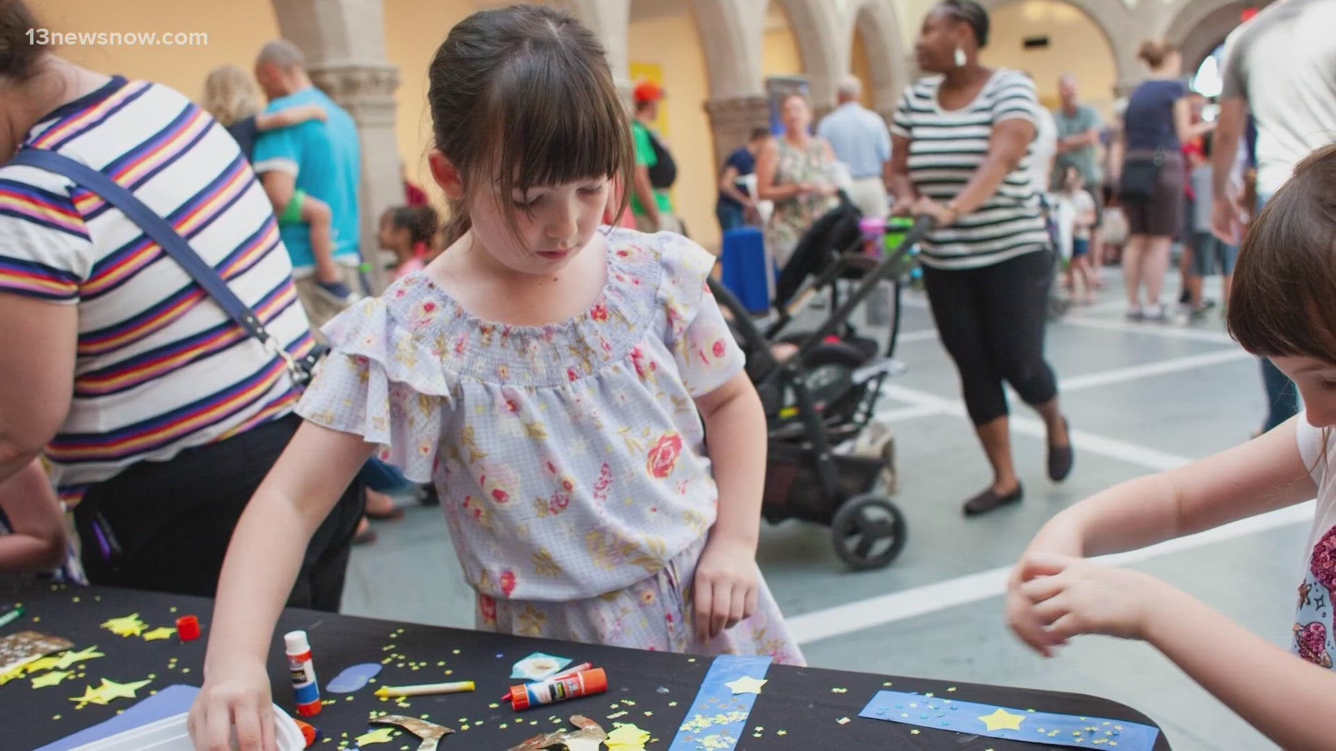 This weekend, you can let your imagination soar at a family festival at the Chrysler Museum in Norfolk.
