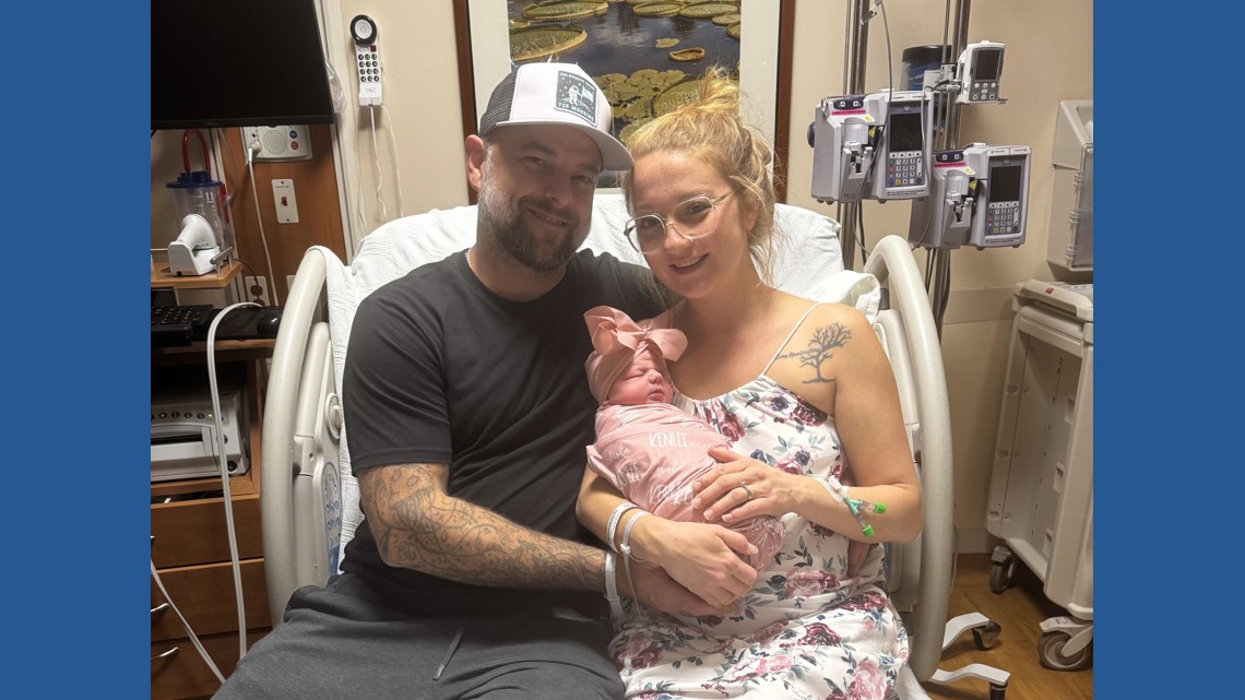 Couple celebrates New Year's Day with birth of baby girl in Virginia Beach