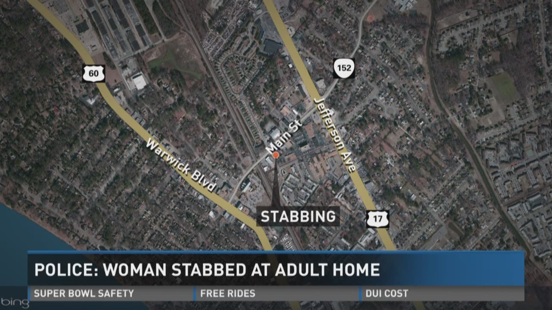 Police Woman stabbed at adult home