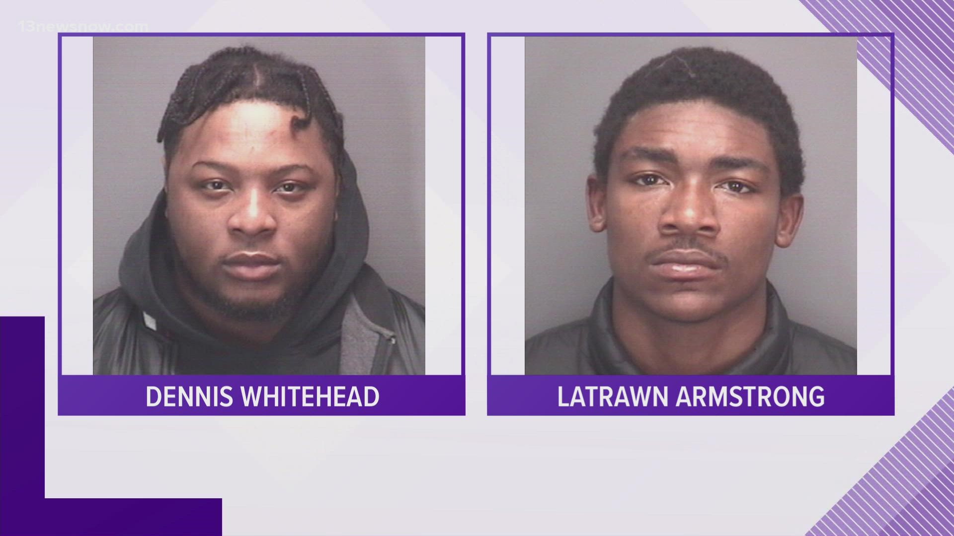 Suffolk police are searching for Dennis Whitehead and Latrawn Armstrong following a fatal shooting that happened on Cogic Square on Nov. 28.