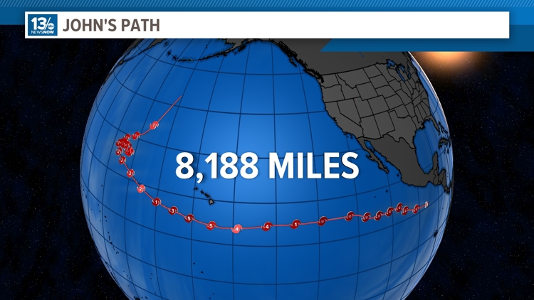 What is the longest-traveled hurricane in history? | 13newsnow.com