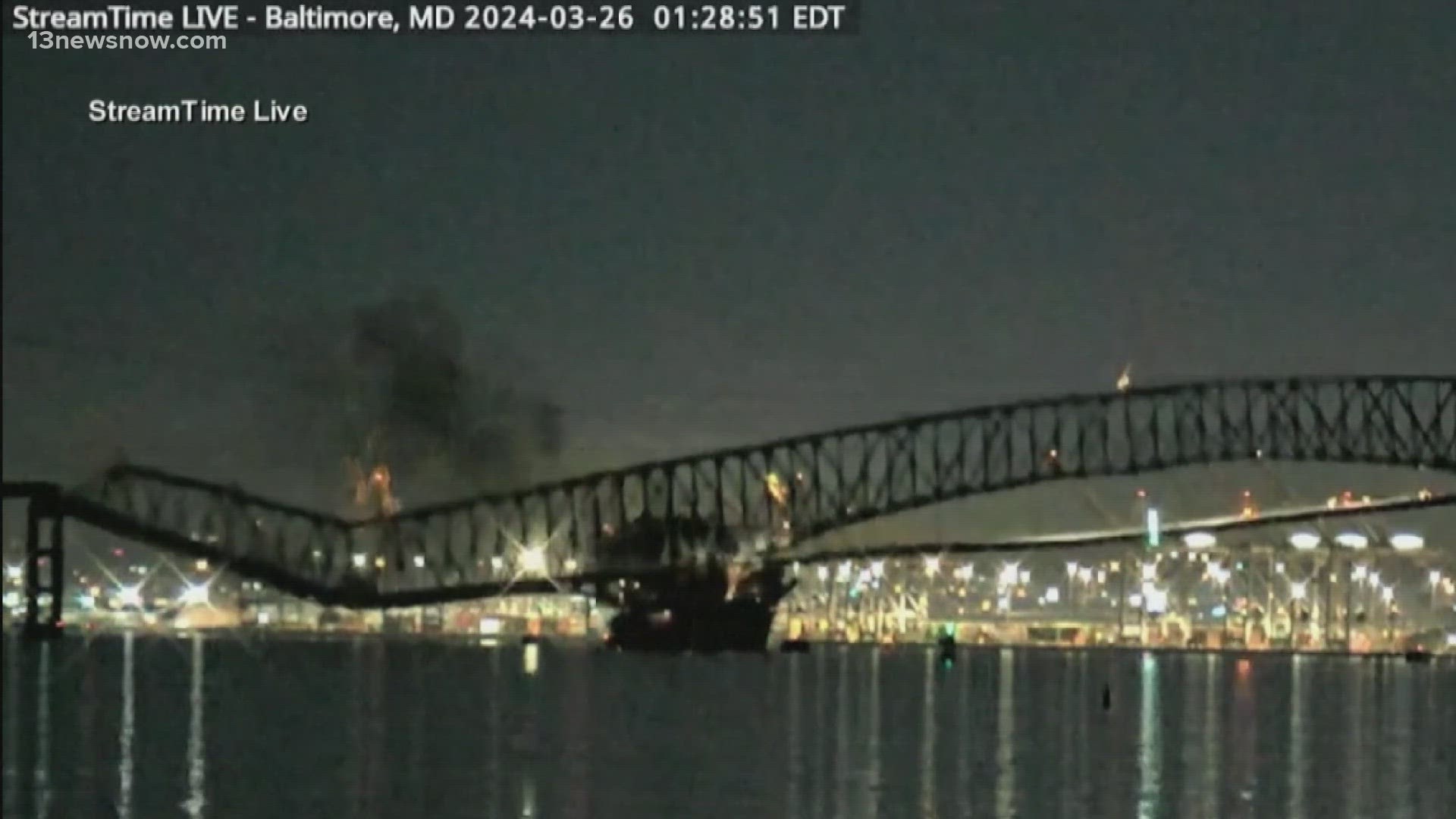 The massive cargo ship that rammed into Baltimore's Francis Scott Key Bridge was in Hampton Roads just last week.