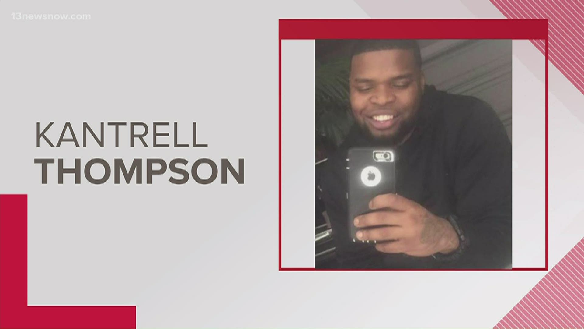 Police are looking for Kantrell Deshun Thompson, 28, who they believe was involved in a man's murder on Marcella Road in Hampton.