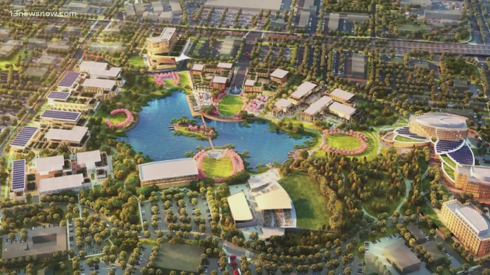 NFL Hall of Fame running back Emmitt Smith is a part of Crossroads Partnership, hoping to redevelop the mall. Norfolk MC Associates also shared its plans.