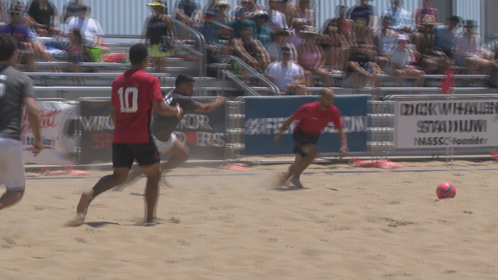 Over the weekend, thousands gathered at the oceanfront as the Sand Soccer Championships resumed in Virginia Beach.