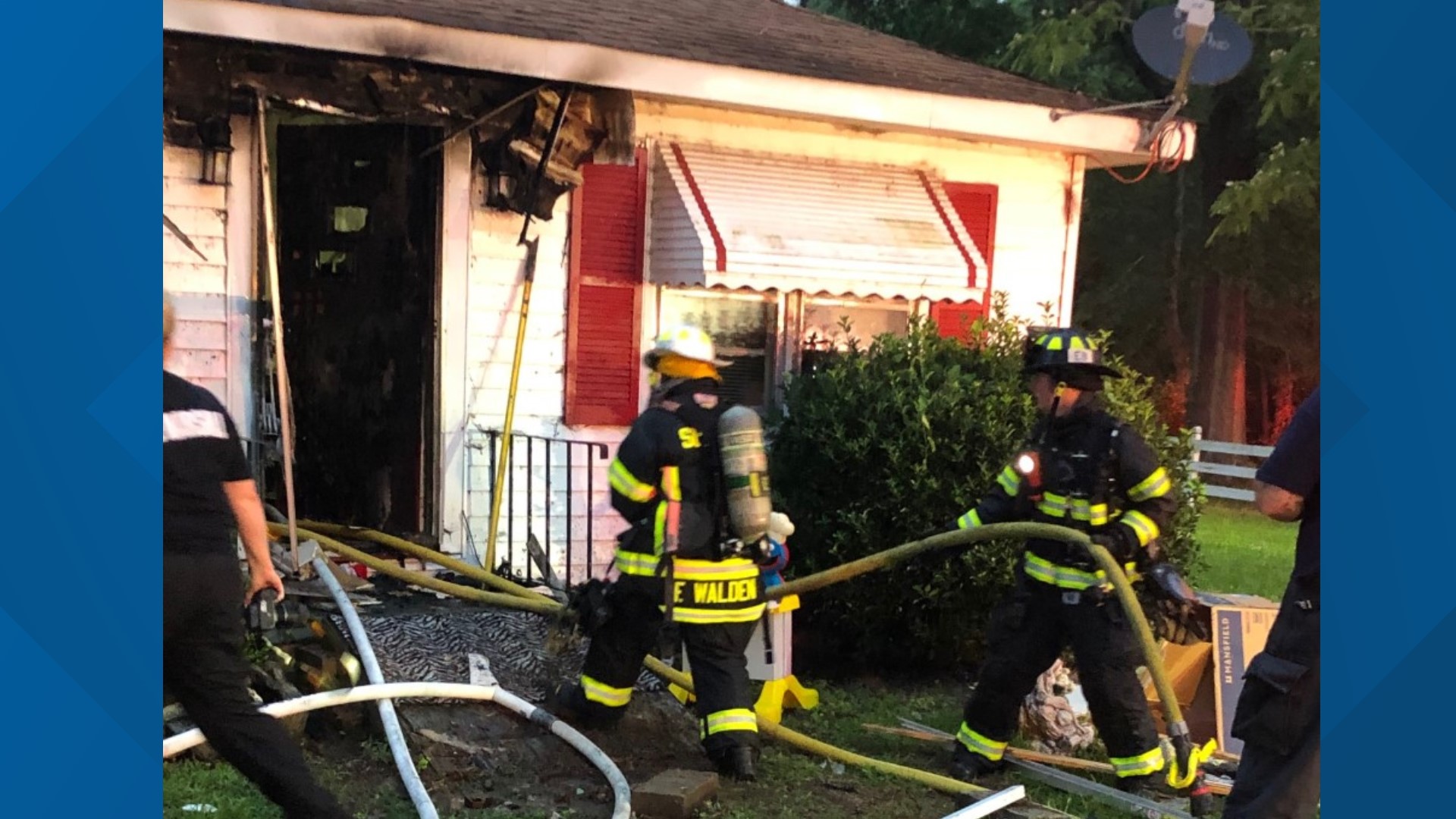 One person hurt after a house fire in Suffolk displaces 3 people ...