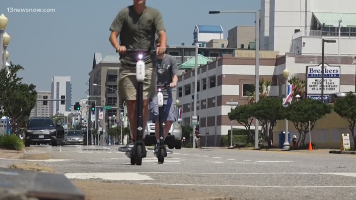 Virginia Beach city leaders working to require all scooter companies to have licenses with the