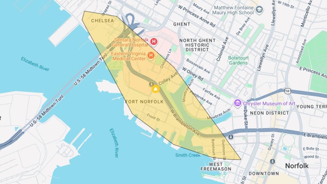 Norfolk power outage affects 1,000 residents; Dominion Energy restores all service