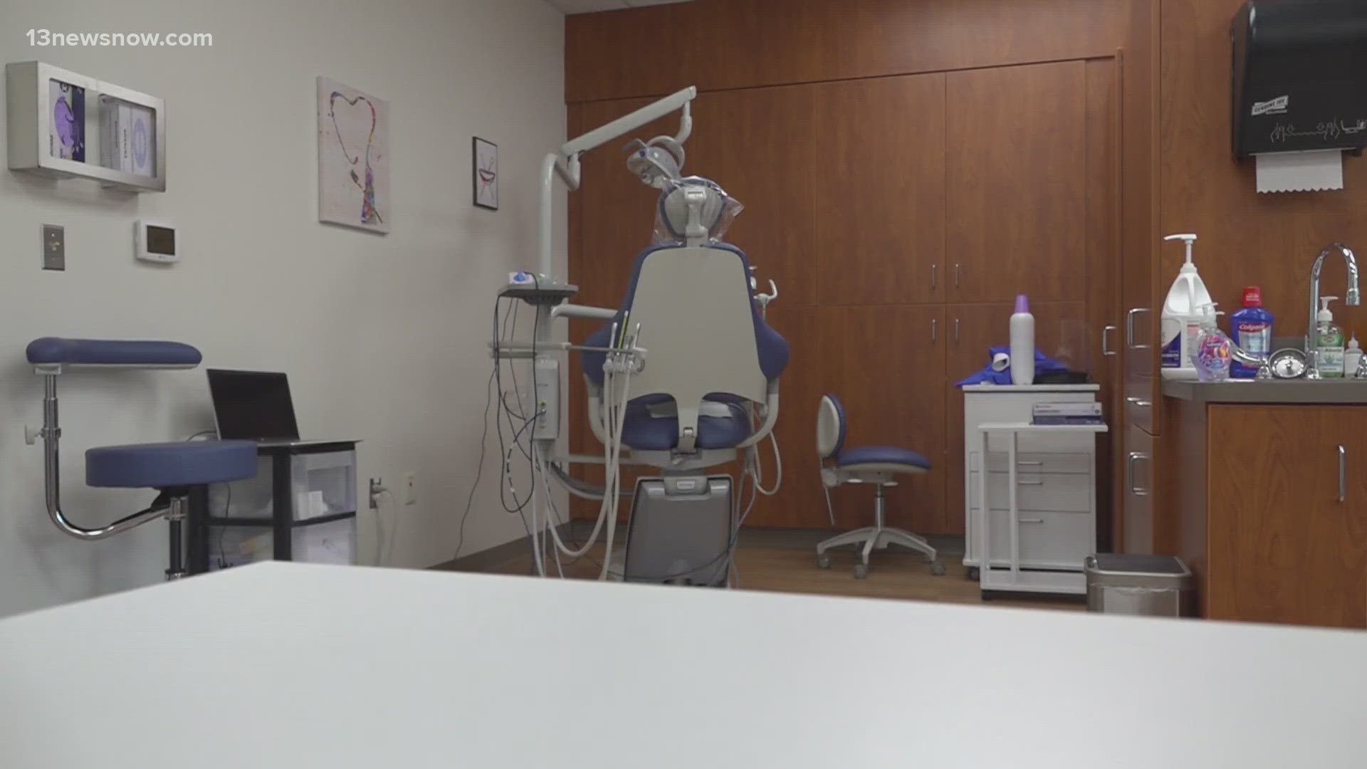 The Western Tidewater free clinic revealed its new dental suite.