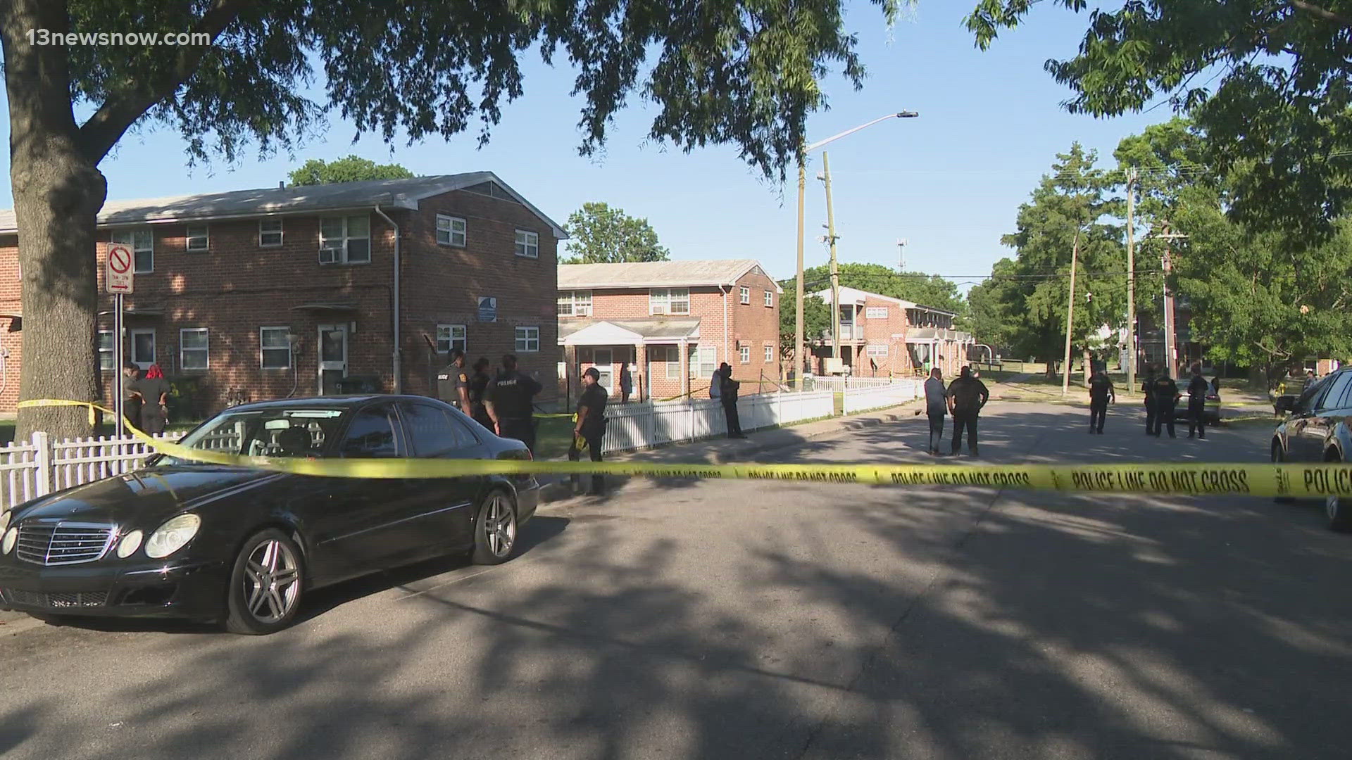 One man is dead, and two others are hurt after a shooting.