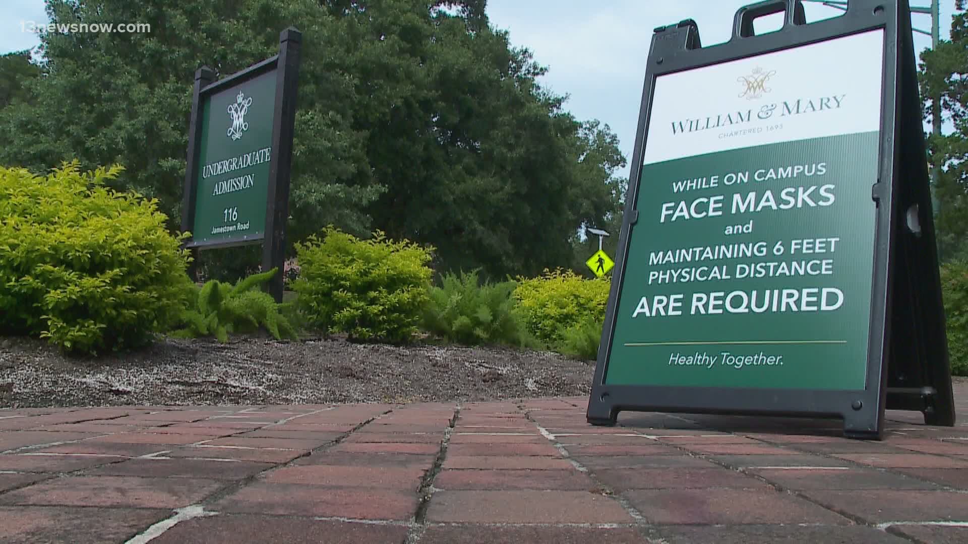 "Do not be the reason that valued W&M employees are furloughed or lose their jobs," reads one line in the letter. It's making staff members nervous.