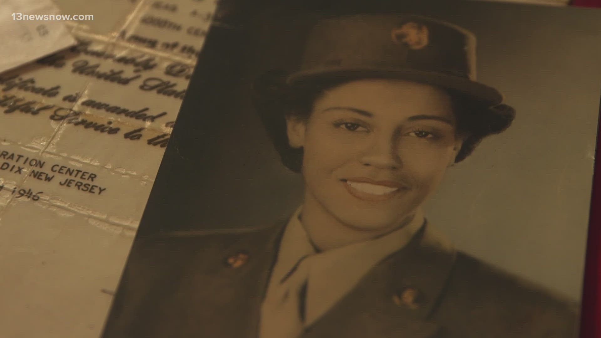 Anita Fletcher loves sharing her mother's story about serving in World War 2's only Black female unit. Now, she has made a special connection close to home.