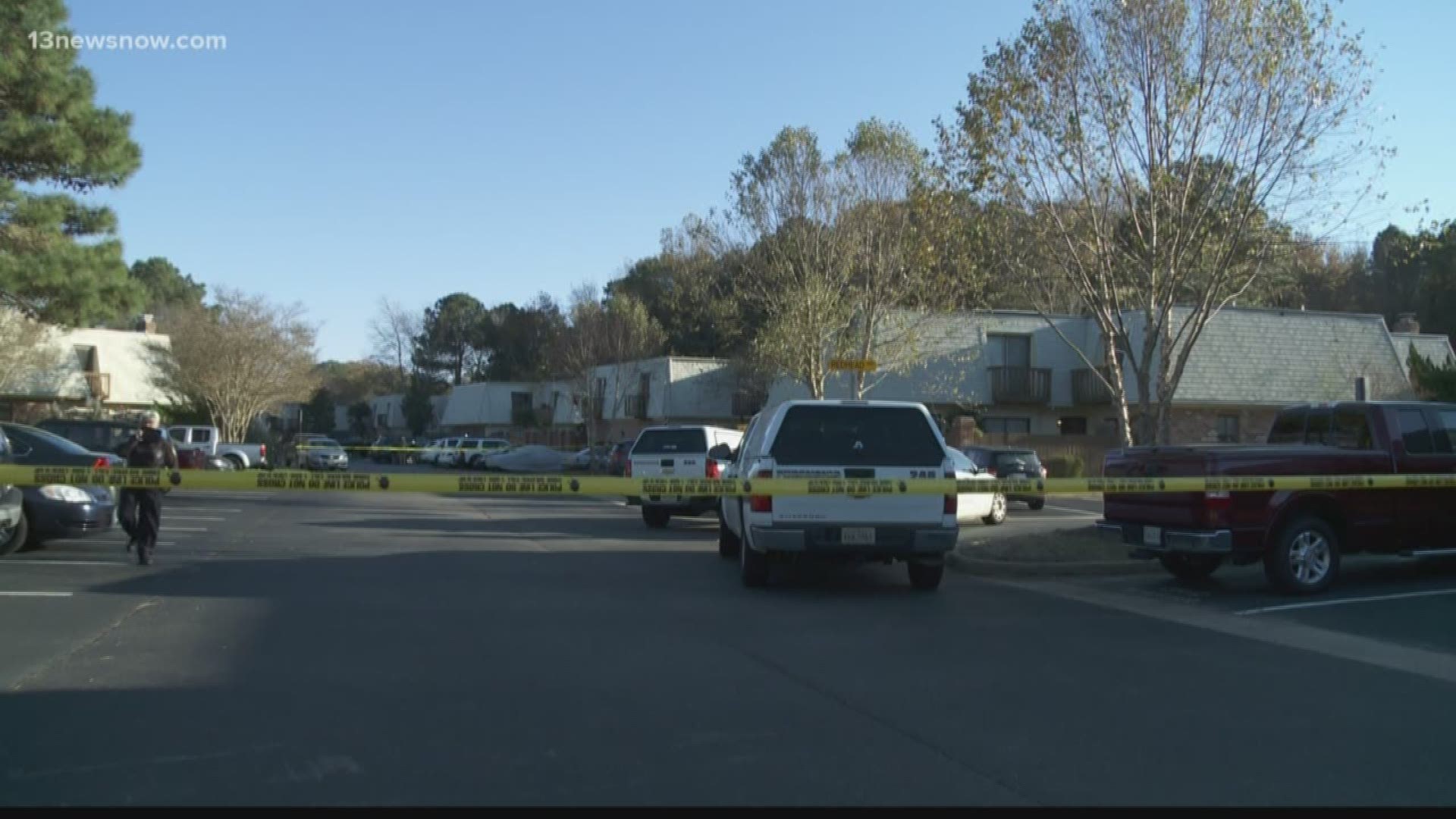 Virginia Beach police on scene of homicide on Blackduck Court