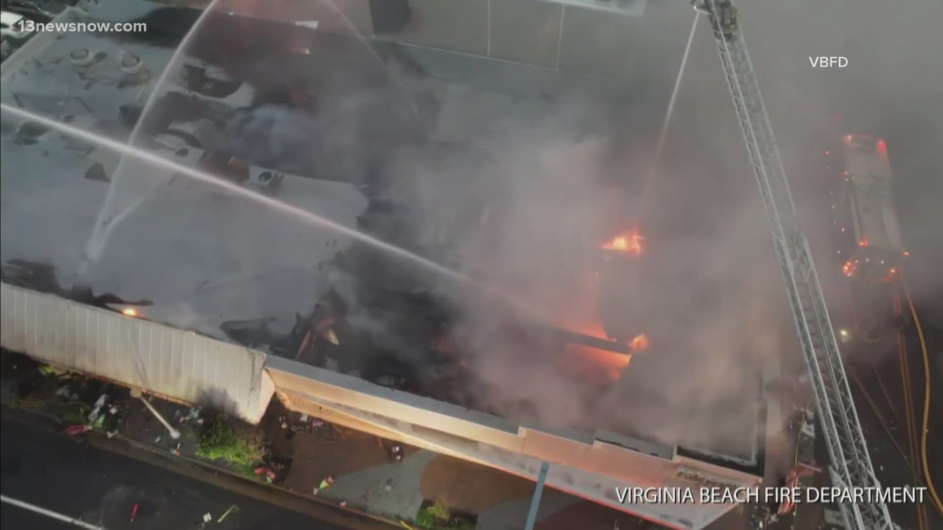 The fire that burned down three Virginia Beach businesses at the Oceanfront is ruled accidental.