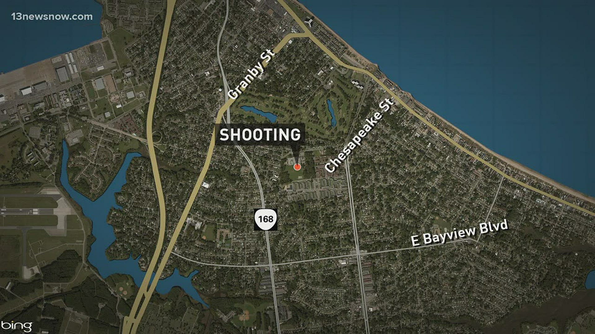 Norfolk police were investigating another shooting in Ocean View.