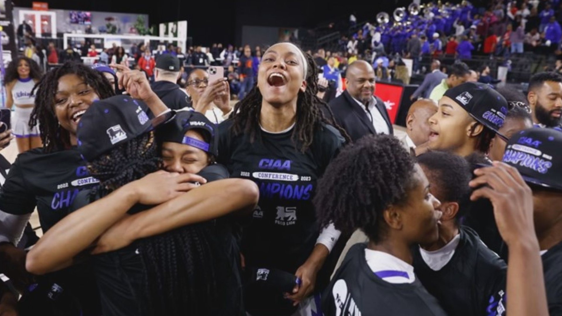 In her second season, Tynesha Lewis led her team to make school history notching the program's first ever CIAA championship.