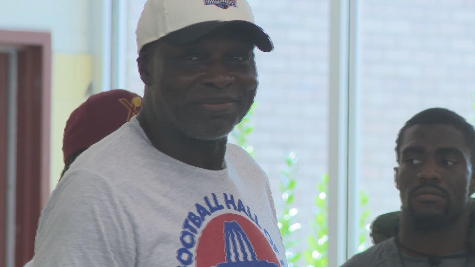 The Norfolk native spoke to football players at his alma mater Booker T. Washington on the eve of their season opener at Petersburg on Thursday night.