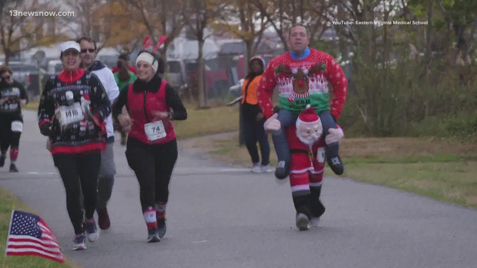The Tacky Sweater 5K will benefit melanoma research and education at EVMS.