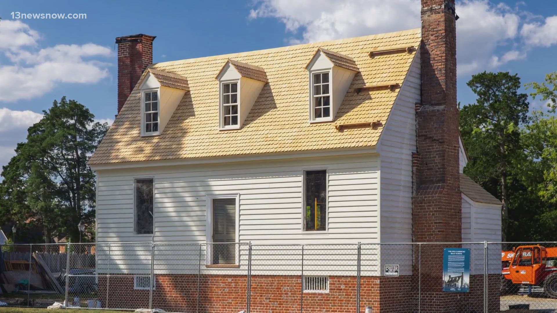 Colonial Williamsburg will hold a special dedication for the oldest known structure in the nation where Black children were formally taught.