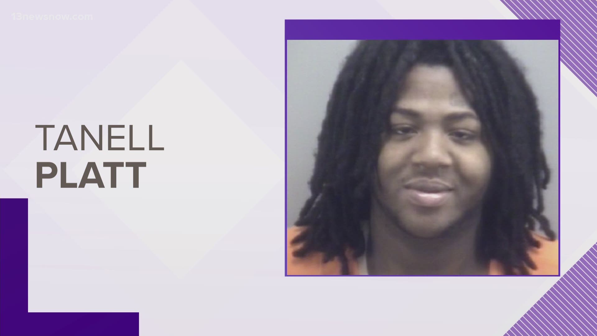 Police are searching for Tanell Platt who's a suspect in a drive-by shooting by Lynnhaven Mall that hurt a baby and two adults.