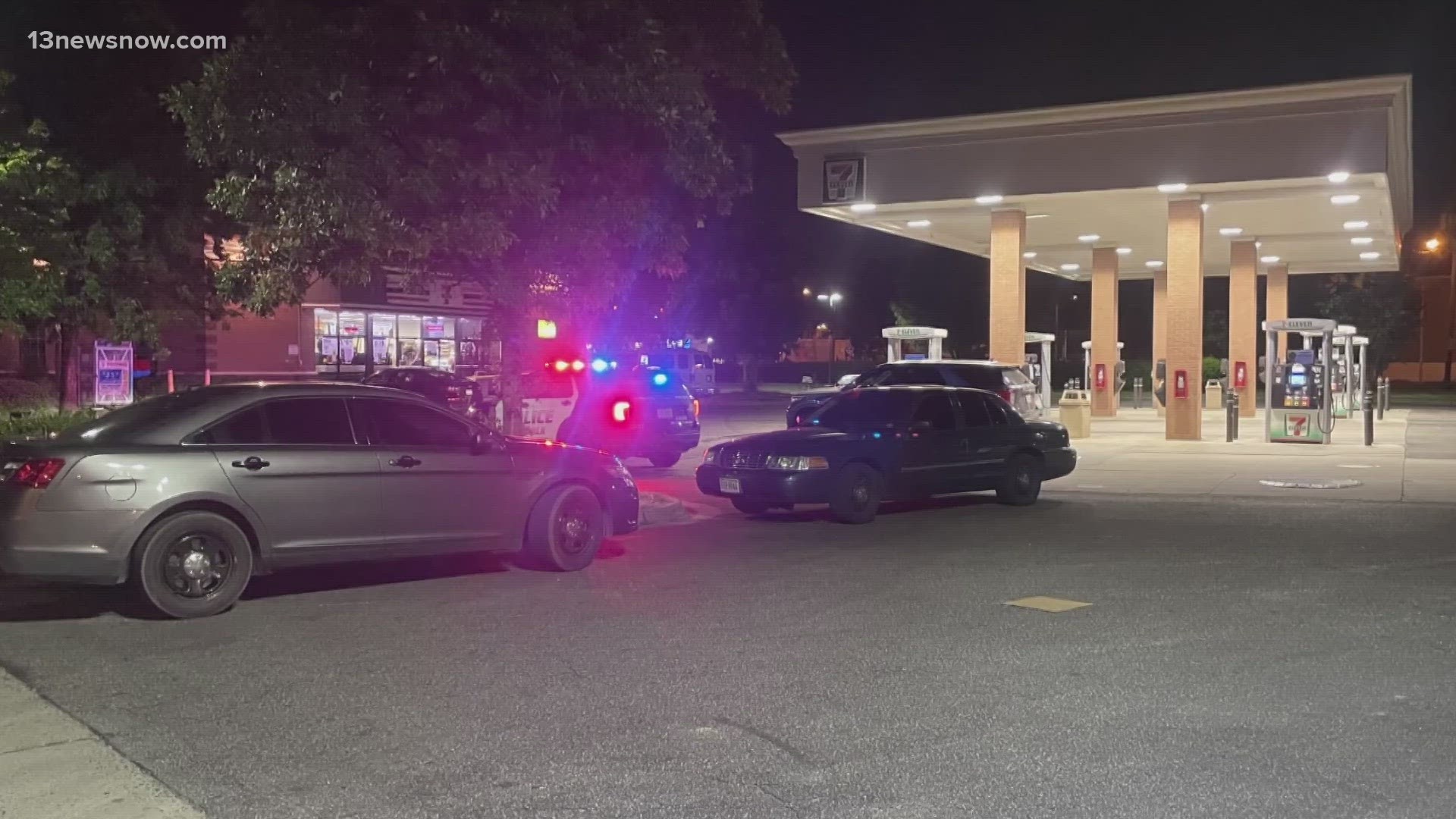 Officers arrived to find a store employee inside suffering from a non-life-threatening gunshot wound. A second gunshot victim was found outside the store.
