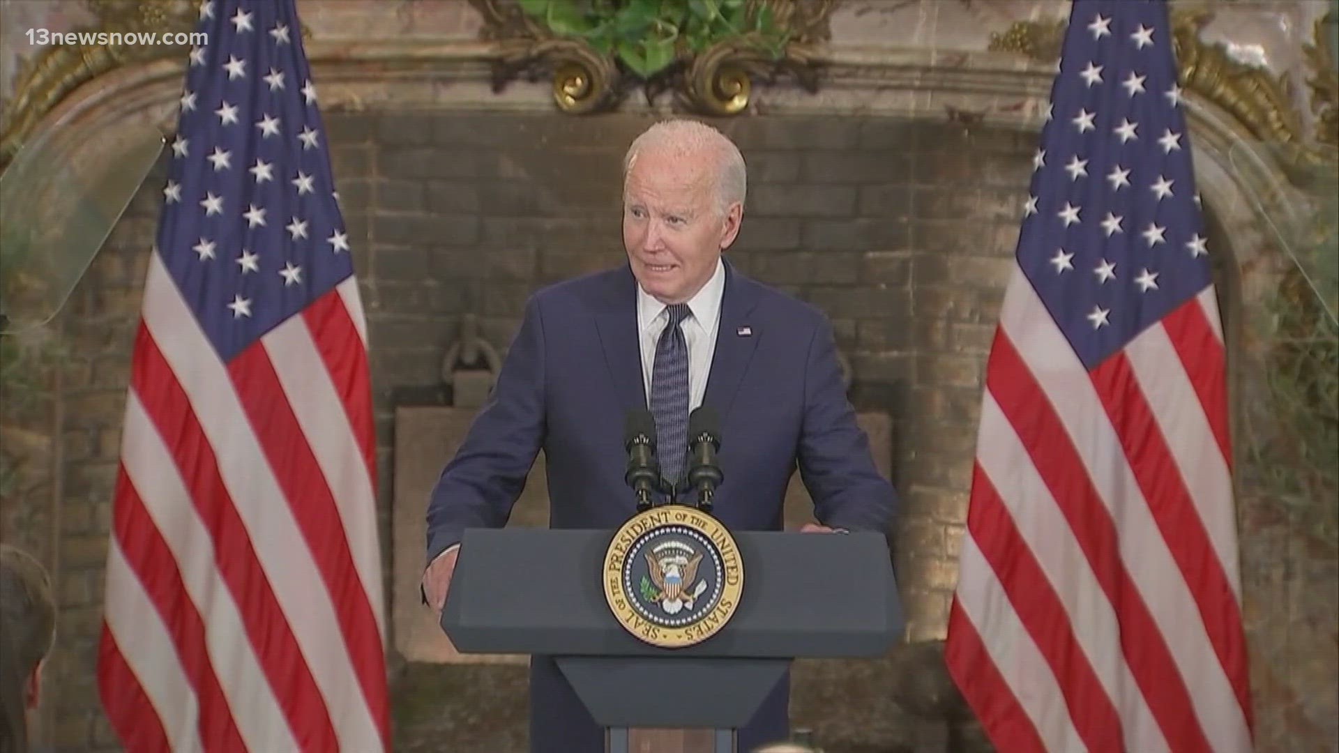 The visit will mark the second time that President Biden visited Hampton Roads this year.