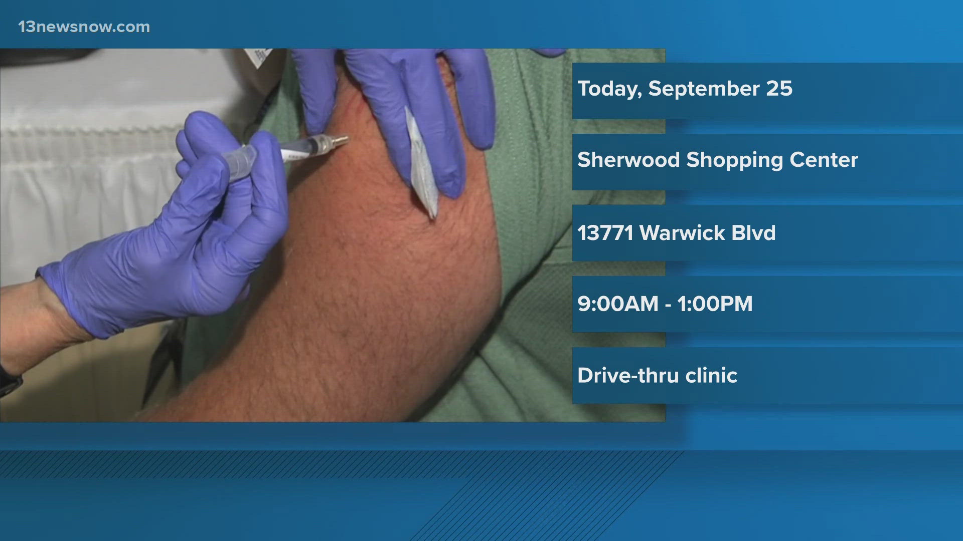 The clinic is part of Riverside Health's initiative to give everyone easy access to protection against the flu before the peak of the season arrives.