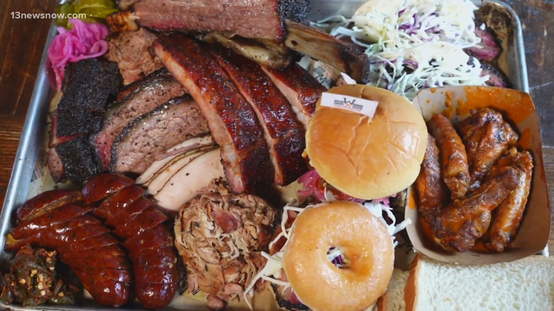 Redwood Smoke Shack has combined the savory and sweet to celebrate Donut Day, but there's delicious BBQ options for the less adventurous too.