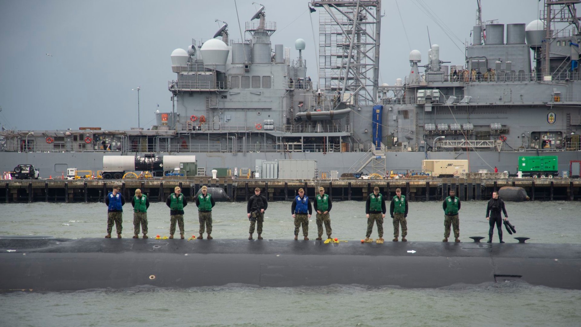 USS Washington submarine returns to Norfolk after maiden deployment