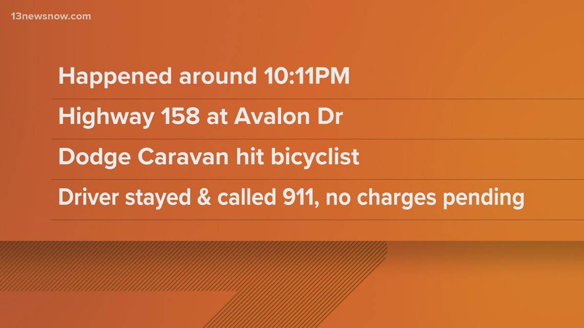 Cyclist dies after being hit by car on outer banks | 13newsnow.com