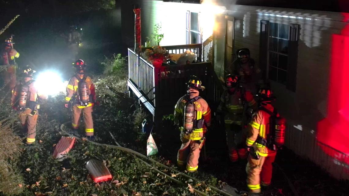 A smoke alarm previously installed by firefighters alerted a Virginia ...