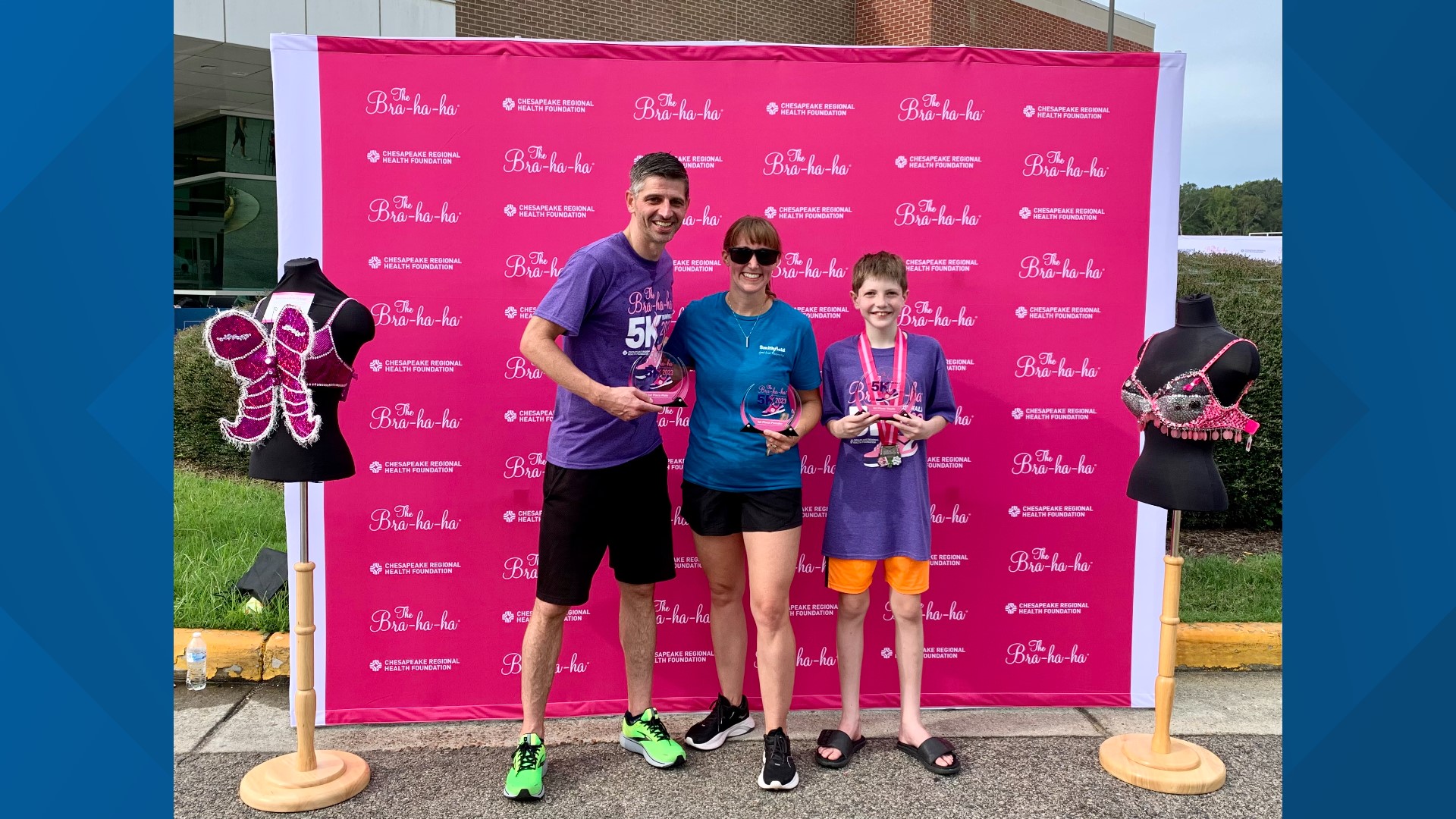 Another Brahaha 5K is in the books, with the bra design contest