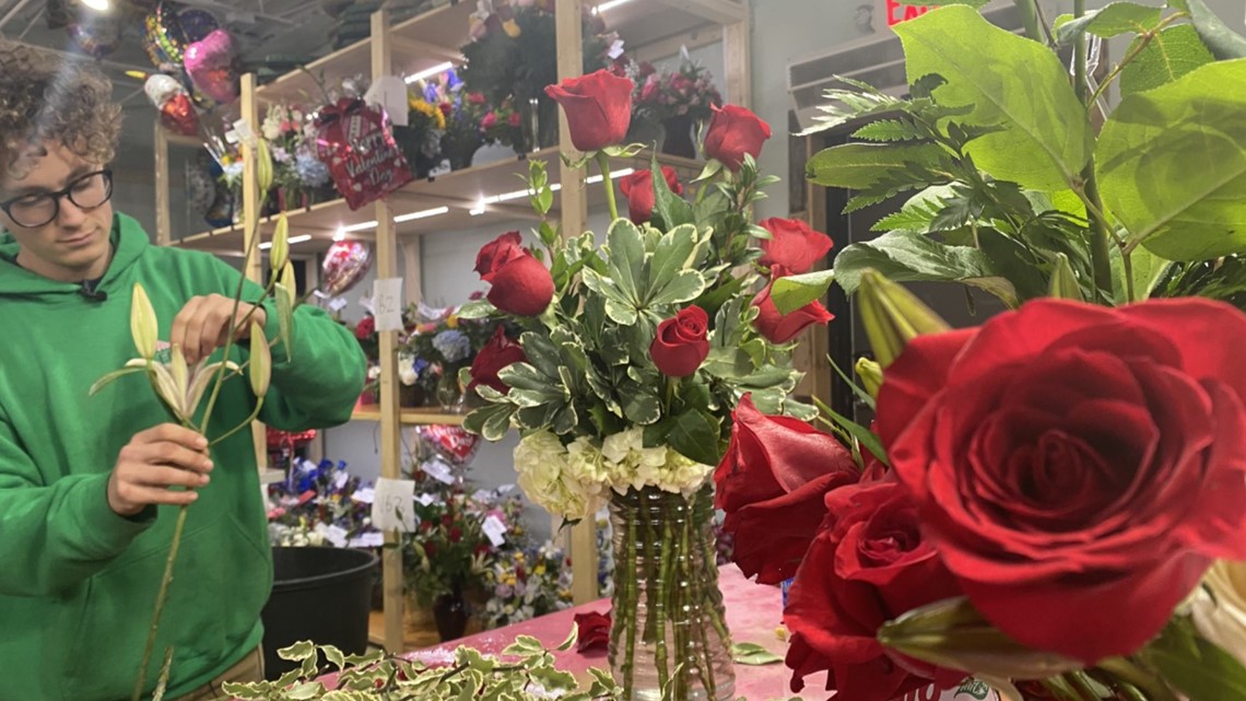 Prices of flowers, wine going up ahead of Valentine's Day