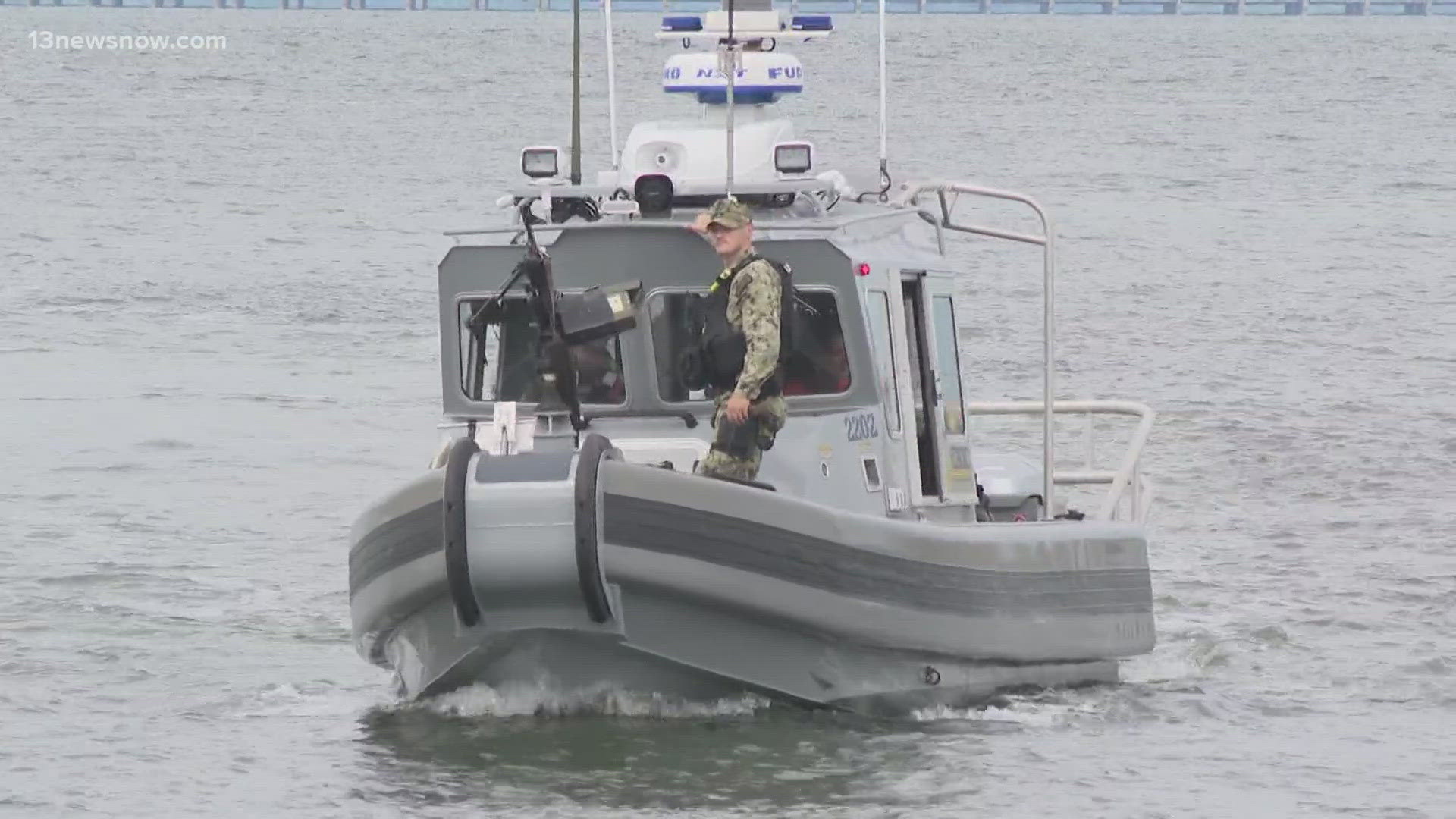 The world's largest Naval base received a new fleet of Harbor Security Boats on Tuesday to protect it from waterborne threats.