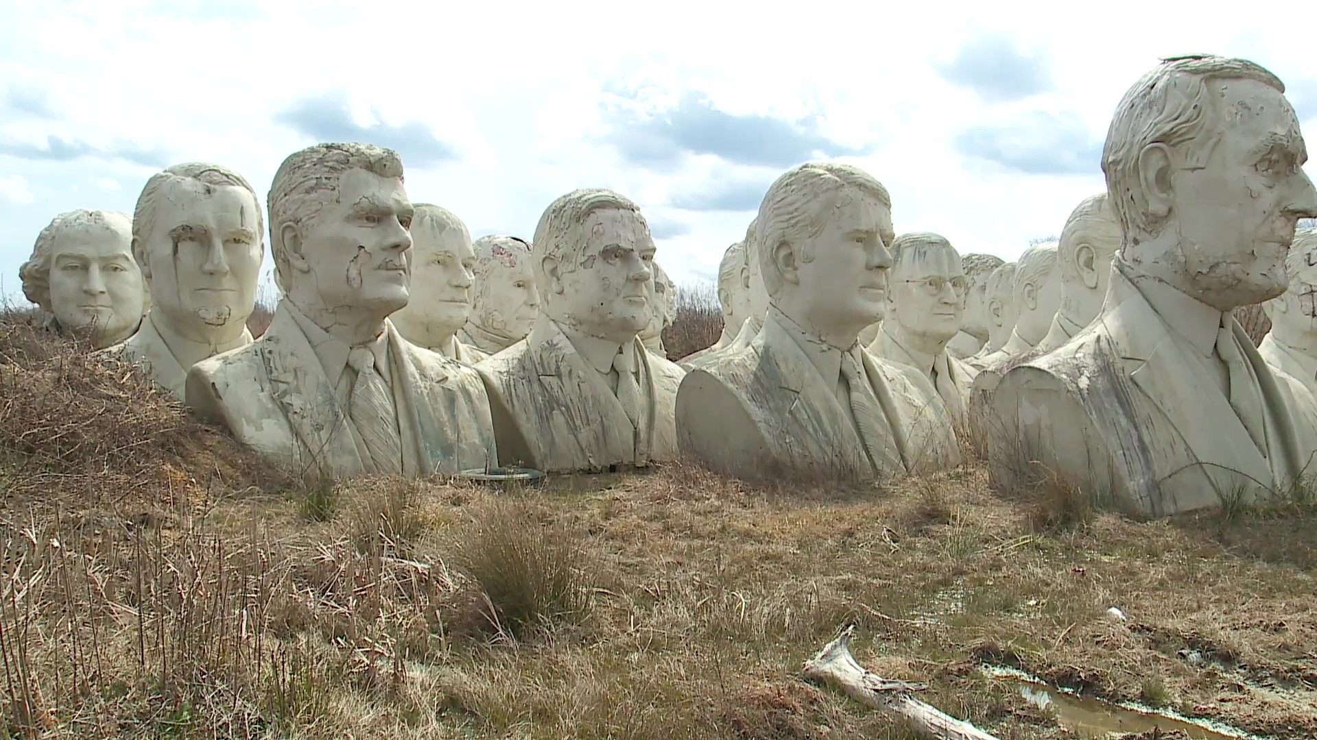 Opportunity to check out Presidential busts, possibly for the last time ...