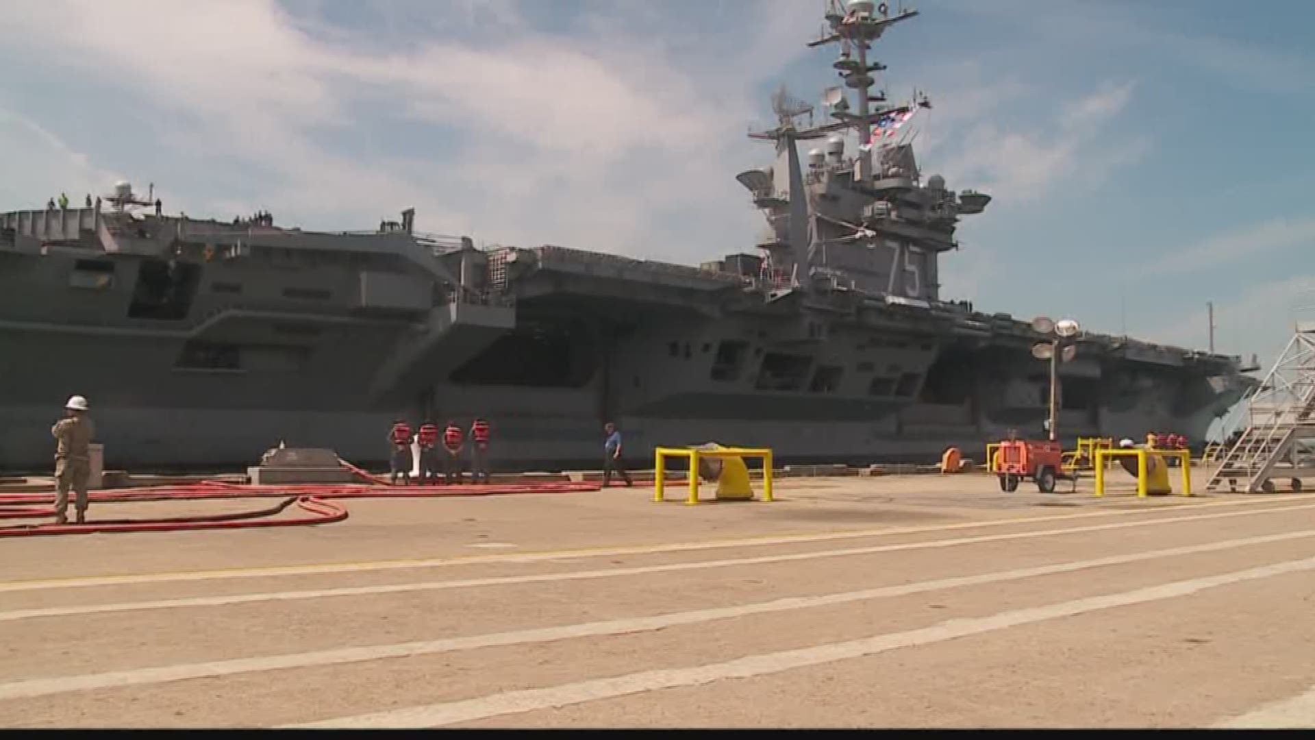After ten months on the sidelines, the USS Harry S. Truman is one step closer to returning to the fight Tuesday night.