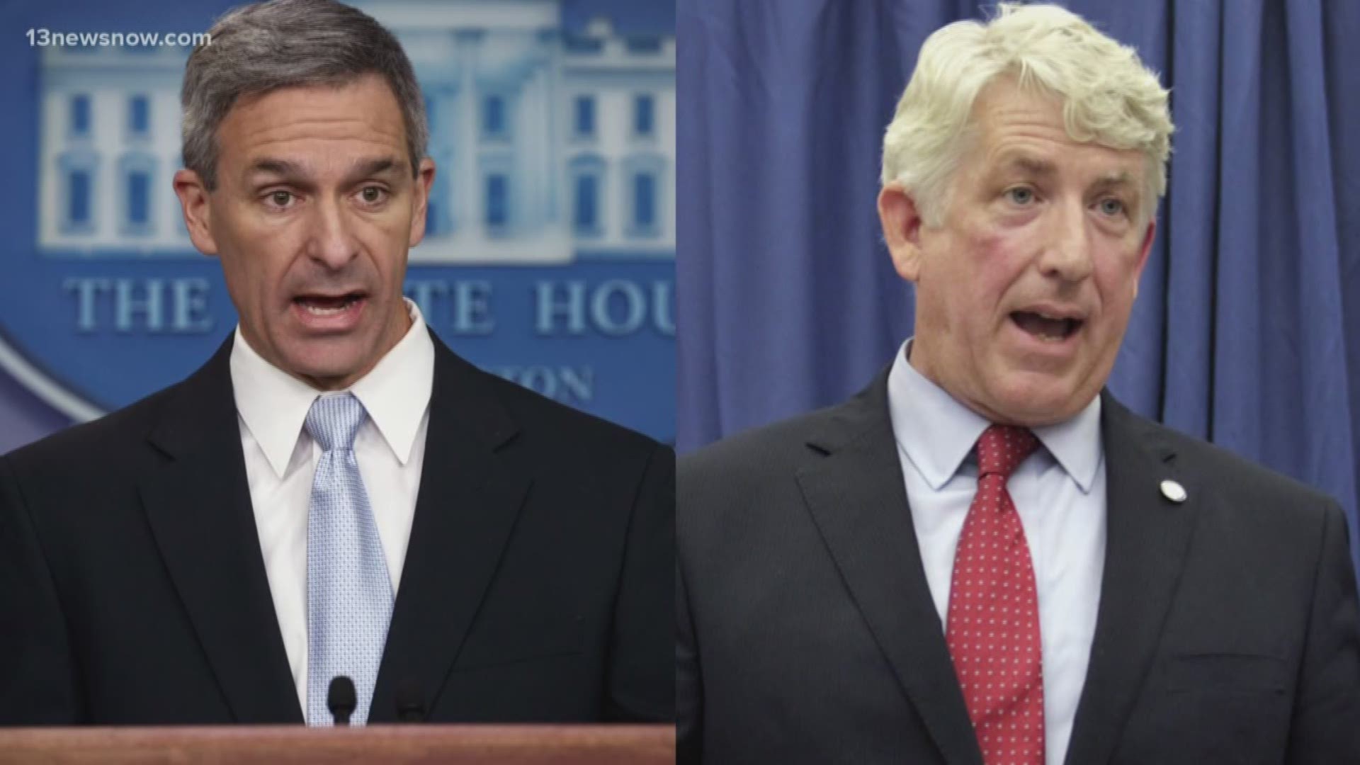 Virginia's Attorney General Mark Herring is facing off against the former Attorney General. A lawsuit has been filed against Ken Cuccinelli!