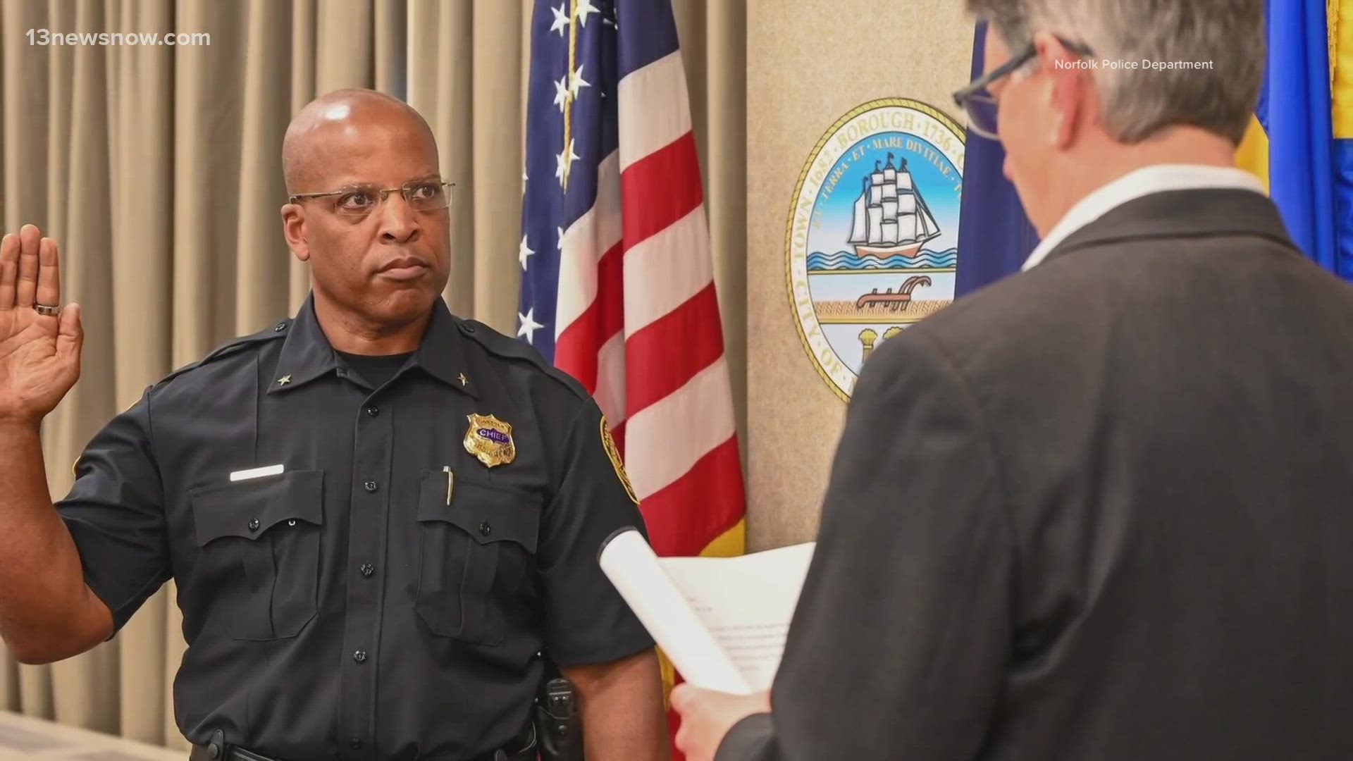 Norfolk Police Chief Mark Talbot got a big pay raise this week when he jumped from the Hampton Police Division to the Norfolk Police Department.