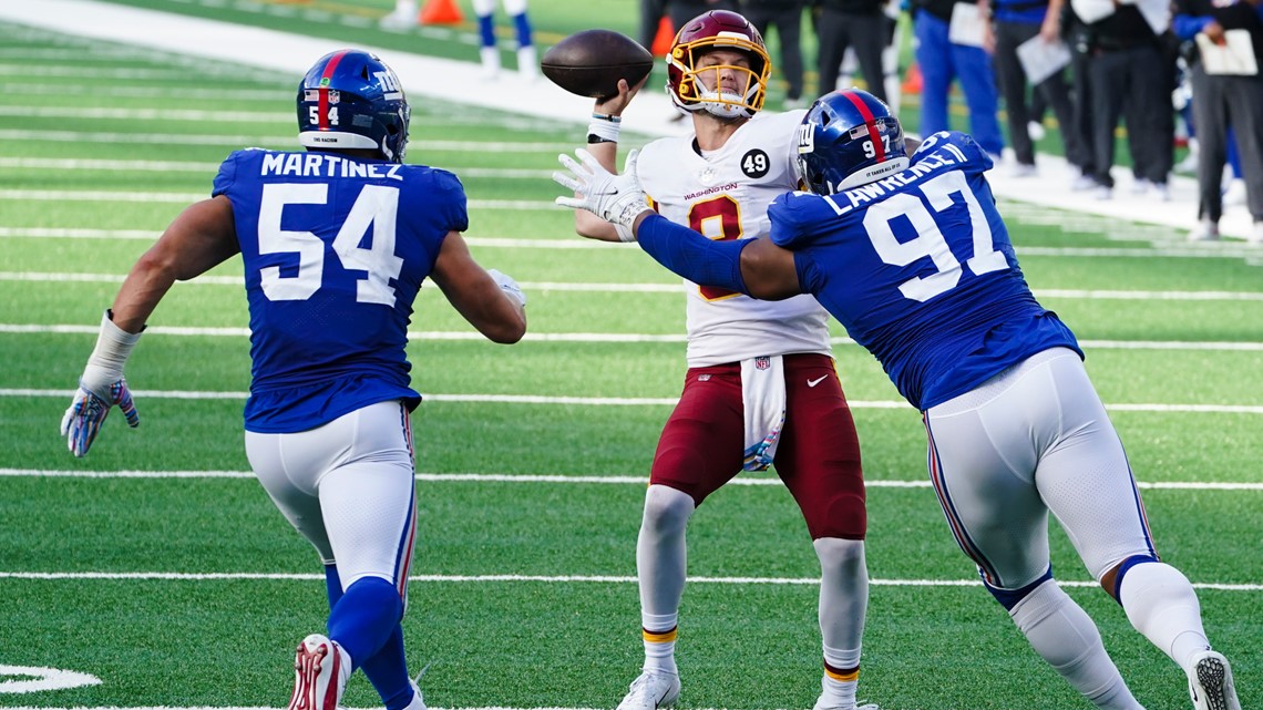 Giants and Washington play meaningless finale at MetLife