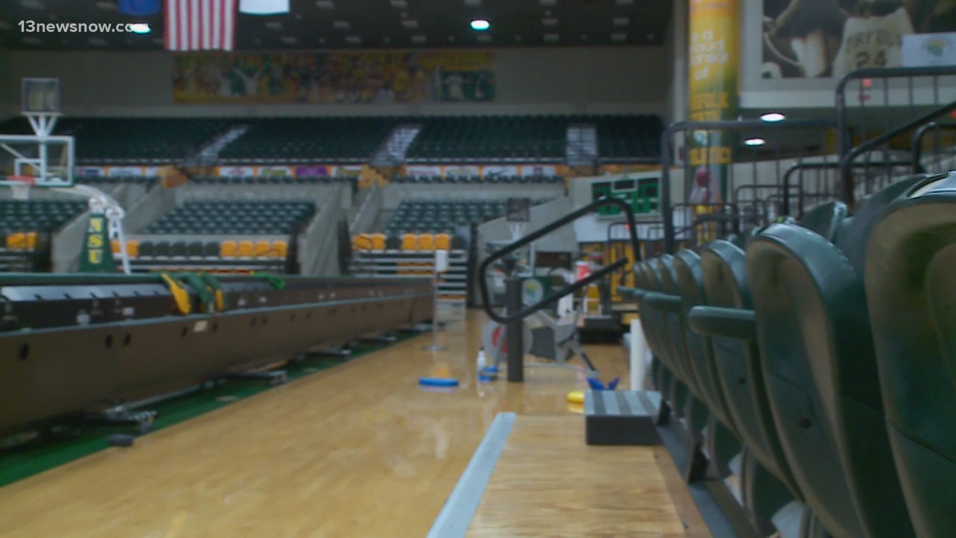 Norfolk State Spartans are having a season without spectators because of the coronavirus pandemic.