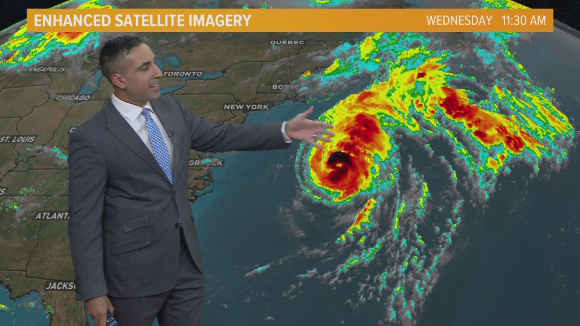13News Now meteorologist Tim Pandajis has the latest on Hurricane Chris and a possible re-emergence of Tropical Storm Beryl