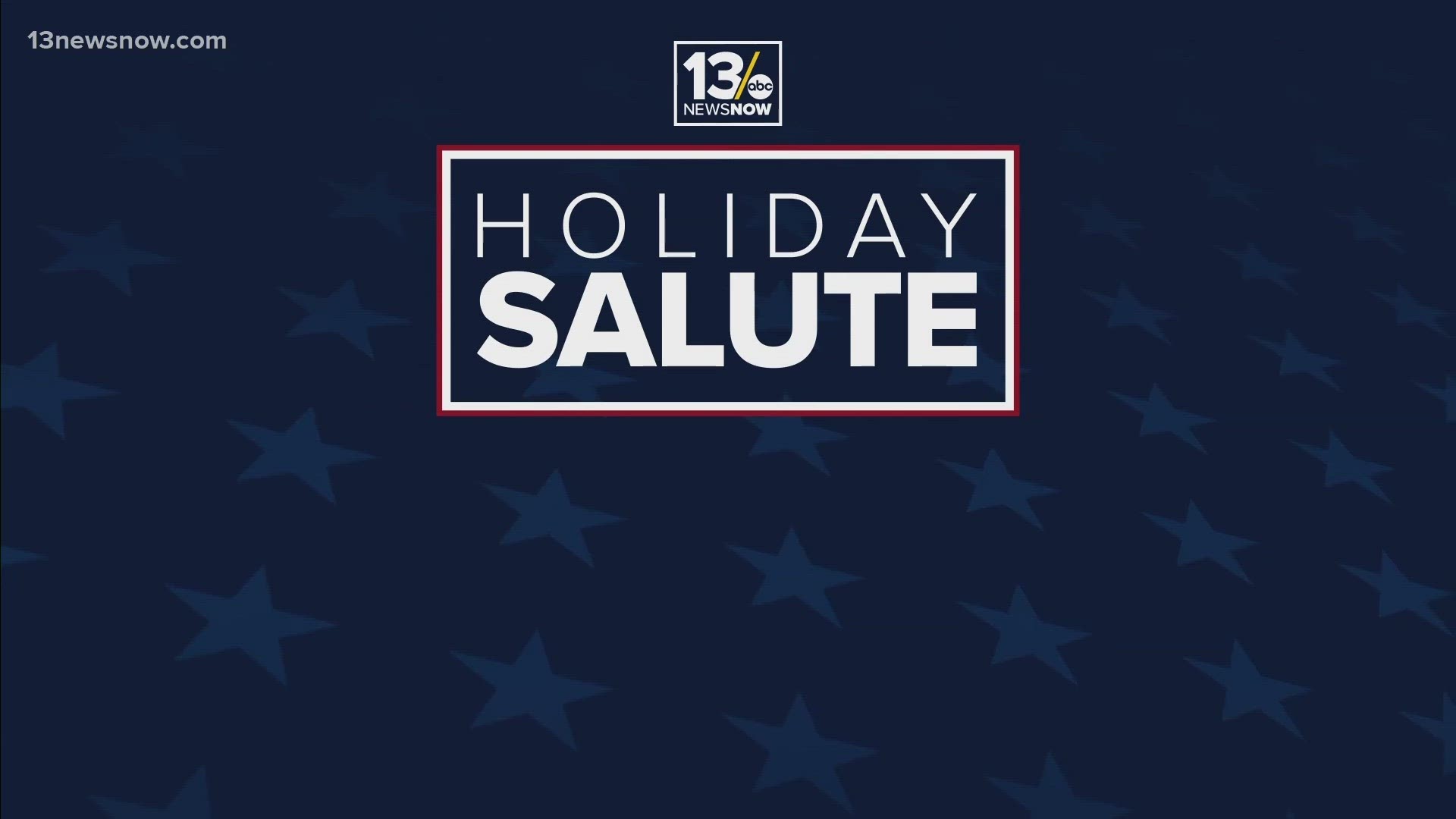 It's our station's annual tradition that recognizes service members and military families across Hampton Roads: Holiday Salute - A Tribute to Our Armed Forces!