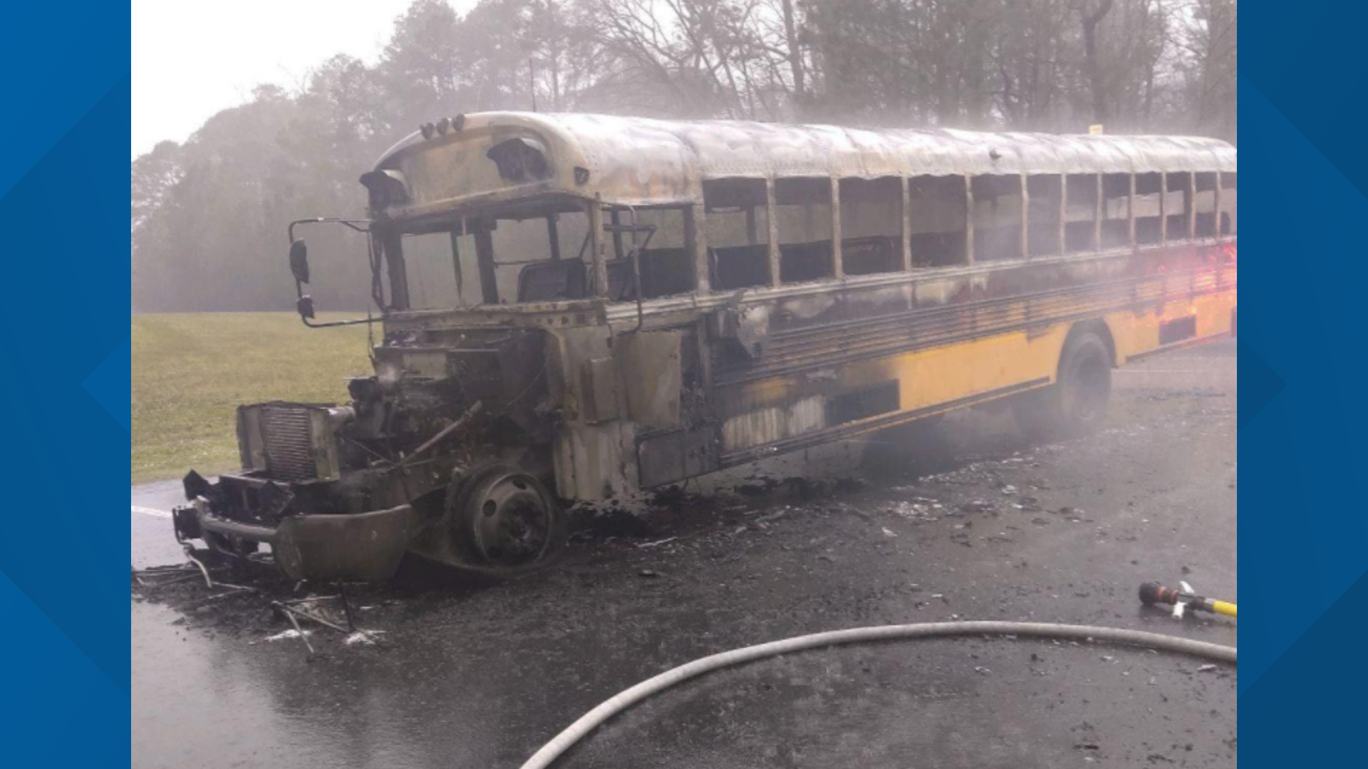 School bus catches fire in Surry County | 13newsnow.com