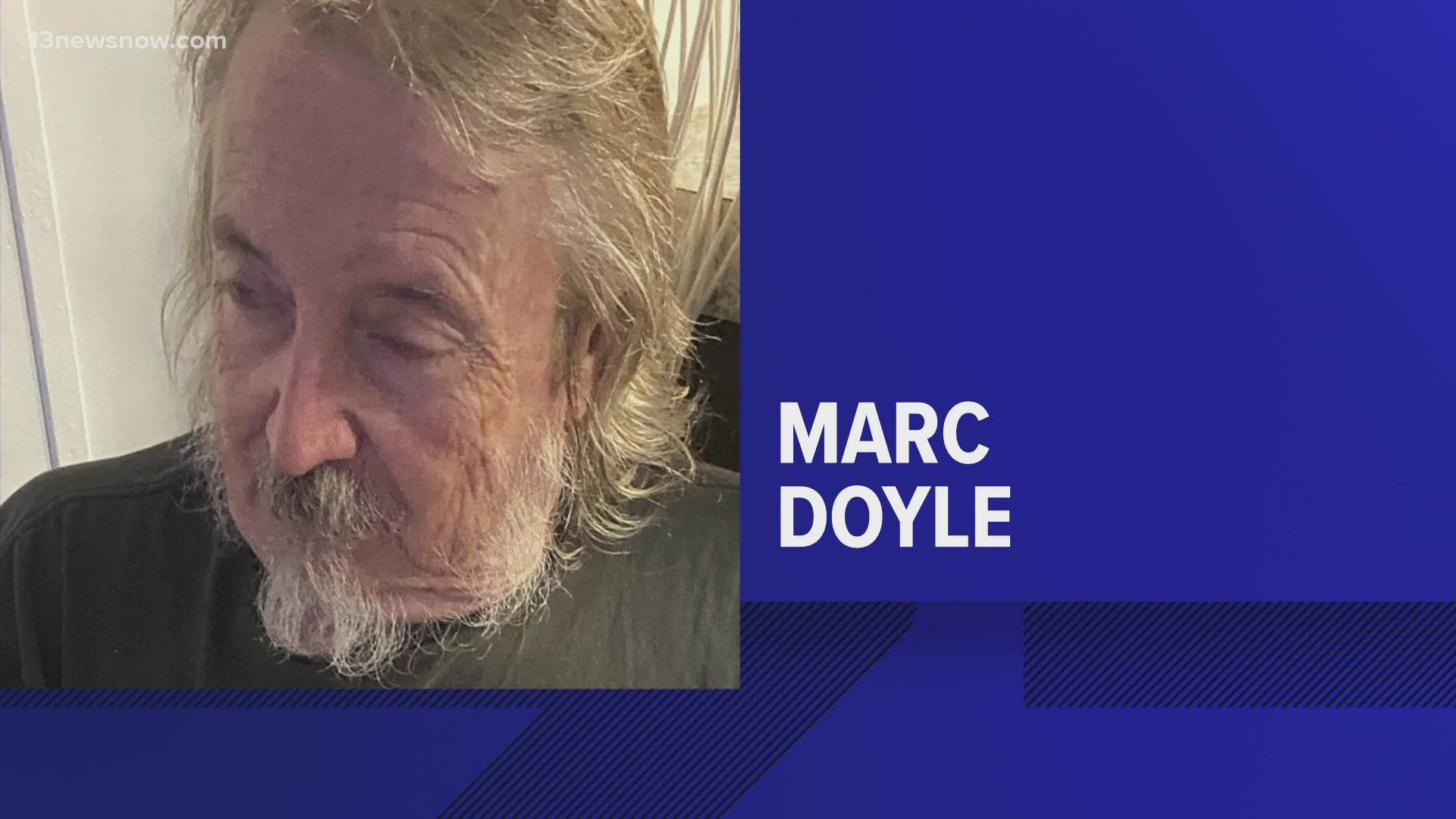 Marc Doyle is believed to have left Maryview Hospital on Dec. 5 and traveled in an unknown direction.