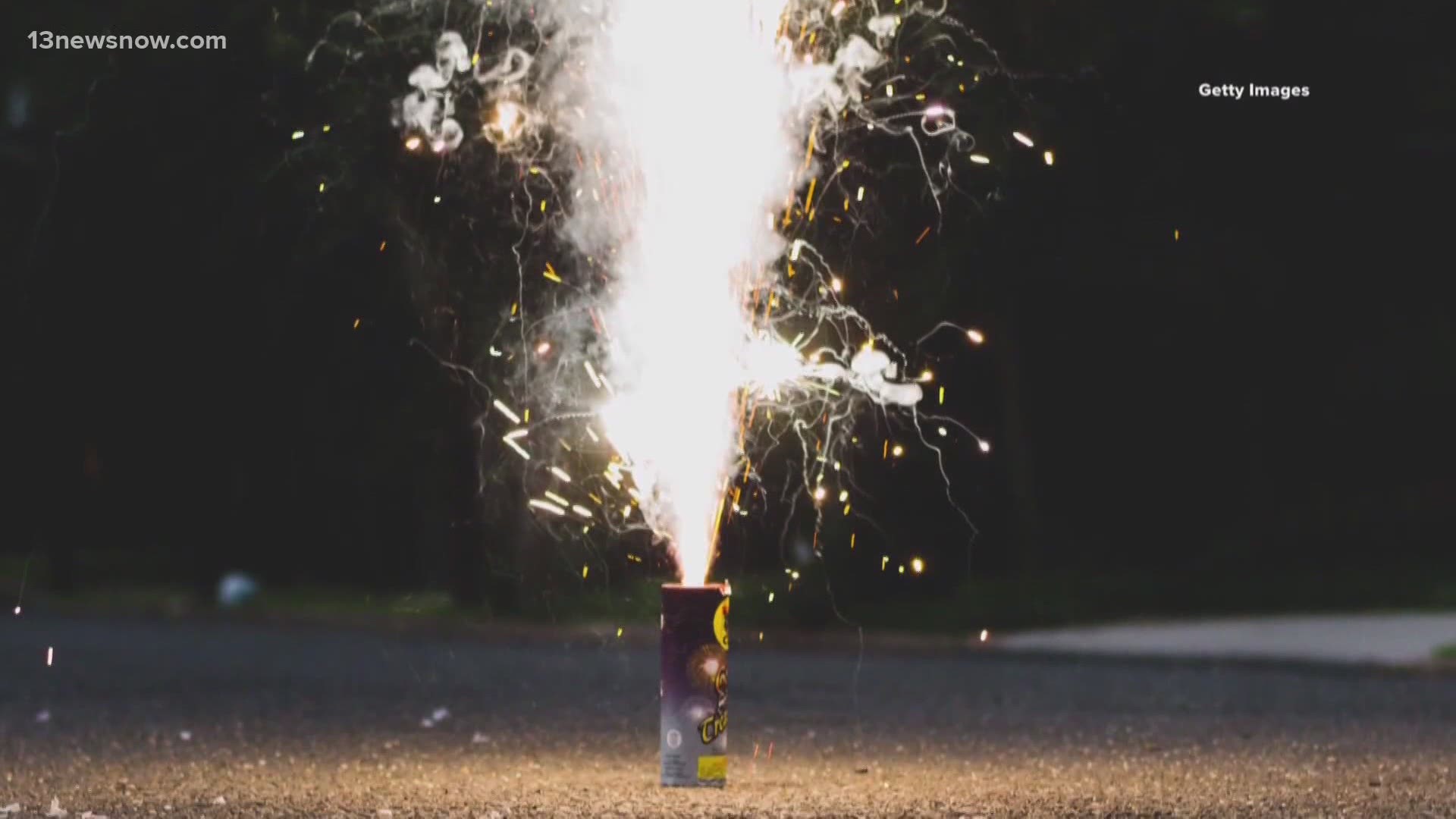 Patriotism shines on the Fourth of July. But this year fireworks are popping off in Hampton Roads -- and nationwide -- a lot earlier.