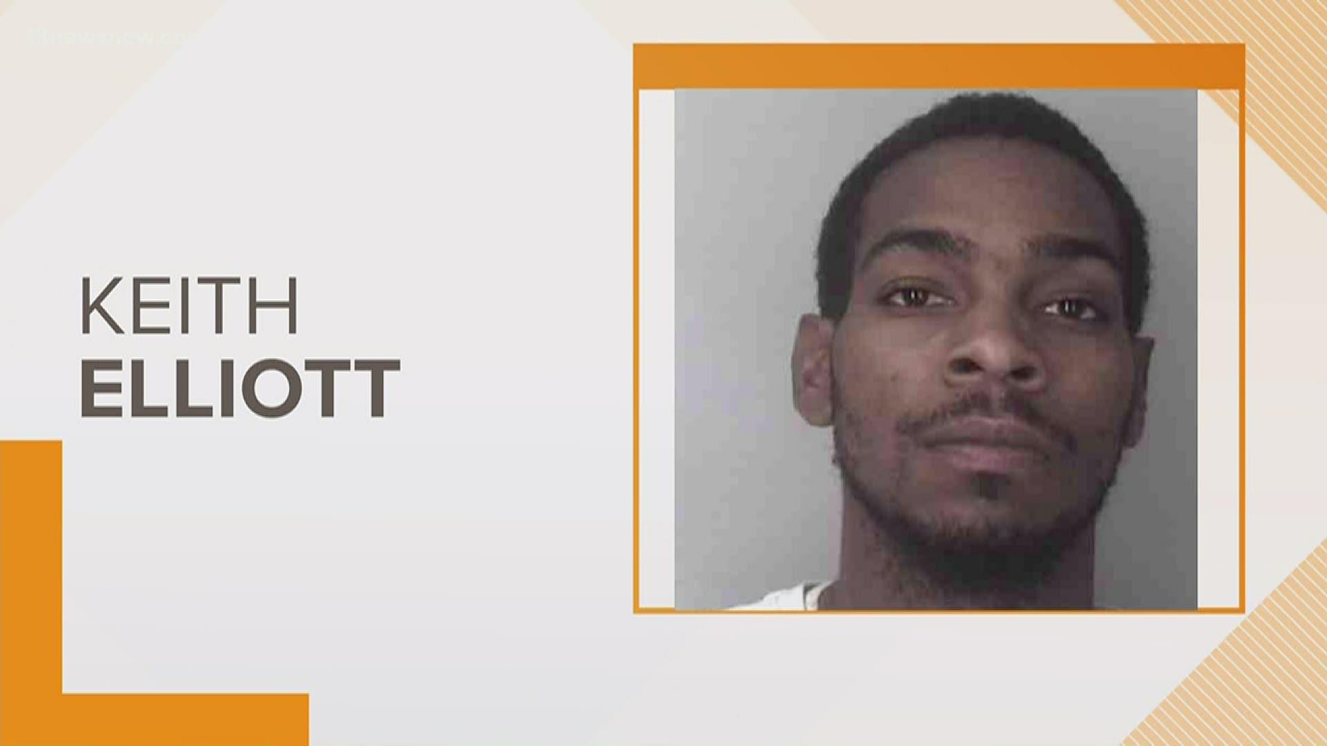 Police are looking for Keith Elliot, 25. He's considered armed and dangerous.