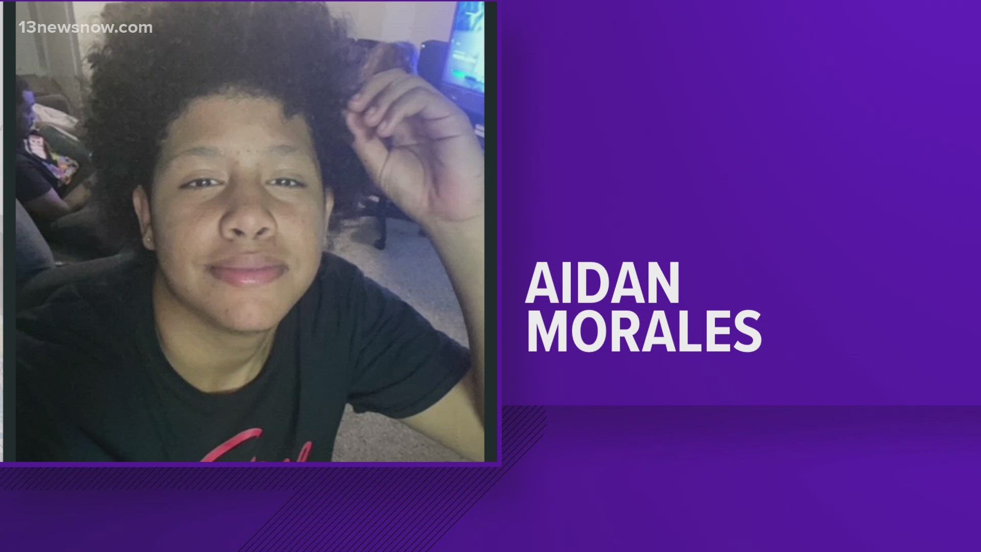 16-year-old Aidan Morales was last seen Oct. 29 leaving his apartment.