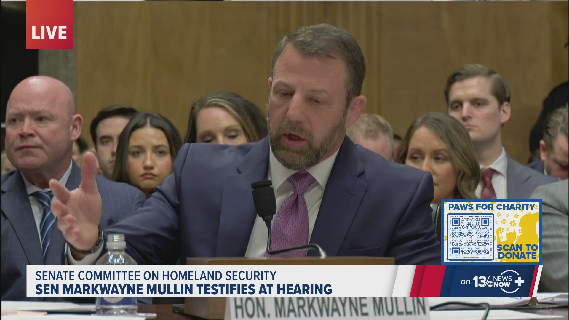 Confirmation hearing of Homeland Security nominee Markwayne Mullin ...