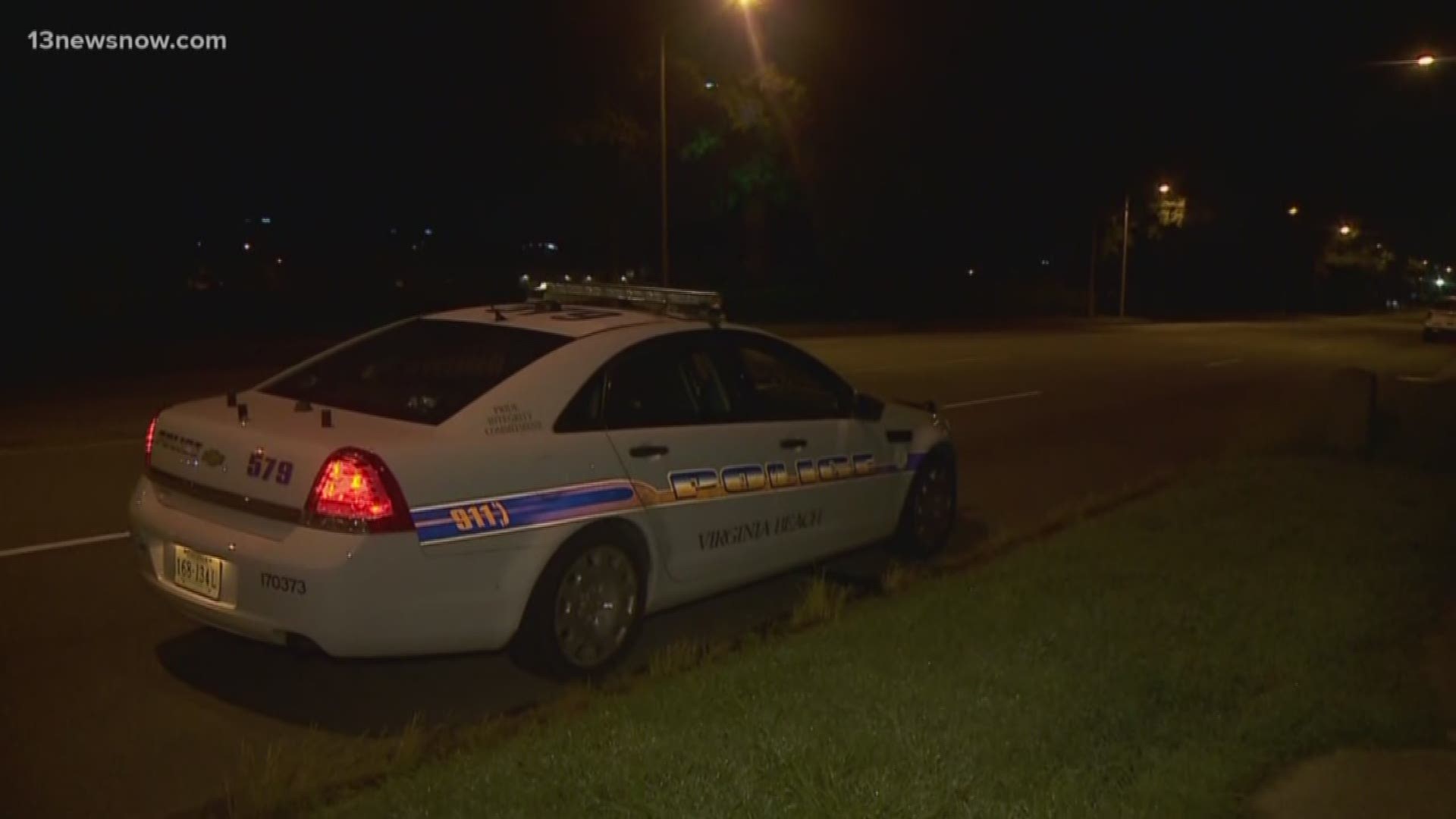 Officers are searching for a suspect after a pursuit that started at 2 a.m. in Virginia Beach.