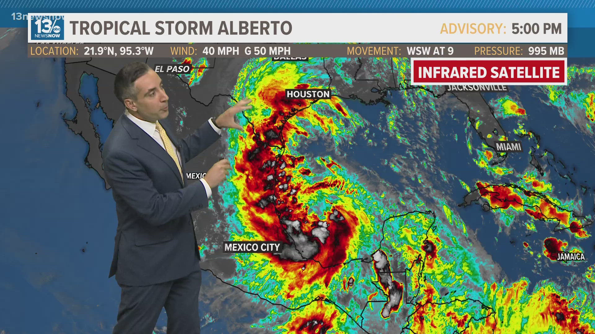 It's basically rain with a name: Tropical Storm Alberto is expected to be short-lived before landfall in Mexico.